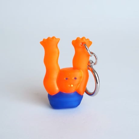 BOM(Ai Nishimoto)／3Dキーチェーン「Wave」 orange