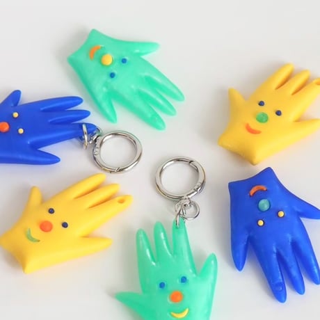 BOM(Ai Nishimoto)／3Dキーチェーン「Hand」