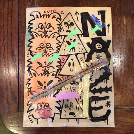 NAZE／ペーパークラッチバッグ