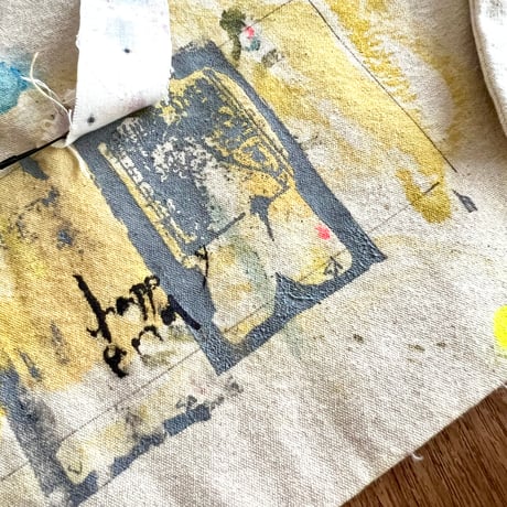 はまぐちさくらこ／Painting Bag「はぴえんど」