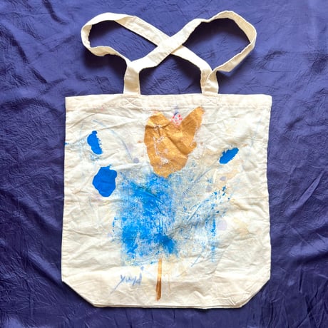 はまぐちさくらこ／Painting Bag「tobuhi」
