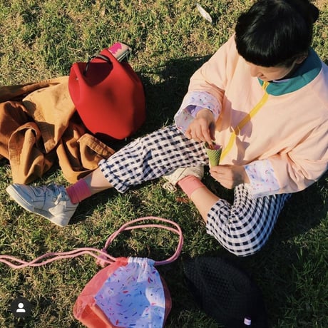 AKIRA × BOM／Triangle Pouch Bag   pink
