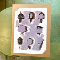 ioaymn（aoi yamanouchi）／ZINE「Gesso drawing」Type A - Cuckoo clock