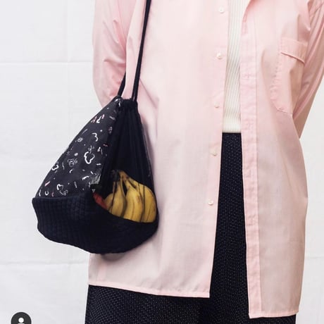 AKIRA × BOM／Triangle Pouch Bag   black