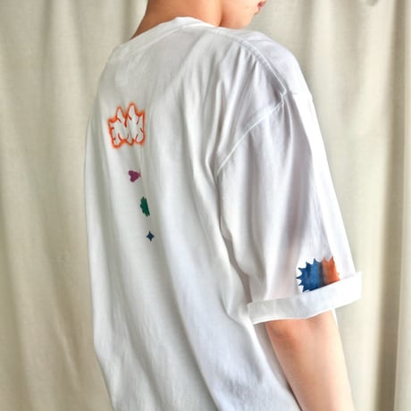 BOM(ai nishimoto)／ハンドプリントTシャツ
