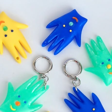 BOM(Ai Nishimoto)／3Dキーチェーン「Hand」
