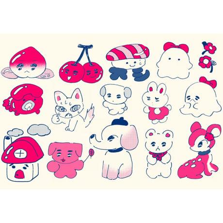 中村杏子／イラスト集 えのかけら