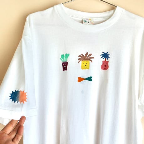 BOM(ai nishimoto)／ハンドプリントTシャツ