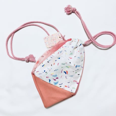 AKIRA × BOM／Triangle Pouch Bag   pink