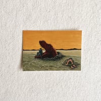 宇治茶／STICKER「on the beach」