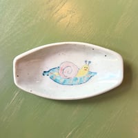 ちえちひろ／笹舟皿「葉っぱはやわらかいな〜」