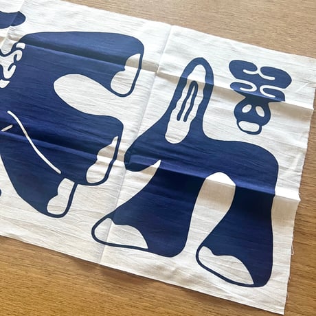 最後の手段／手ぬぐい「恐竜温泉」