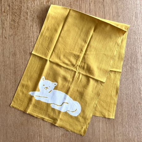 ちえちひろ／犬のてぬぐい