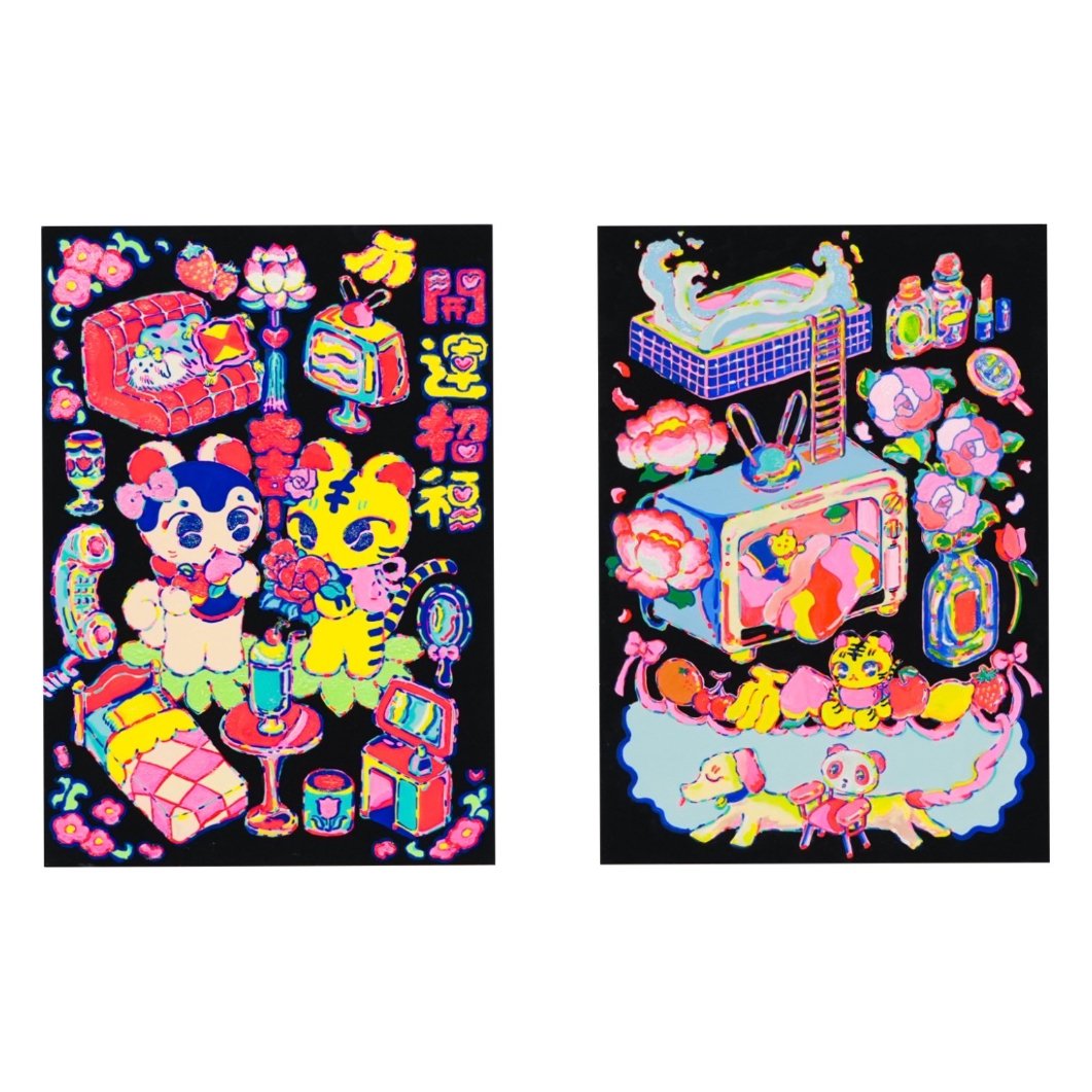 中村杏子　キャンバス版画 Nakamura Kyoko 中村杏子 | 『祝福温泉』 一枚目がデジタルで
