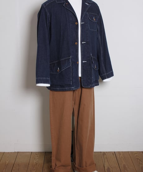 オーバーサイズ カバーオールジャケット / インディゴ　Oversized Coverall Jacket / Indigo