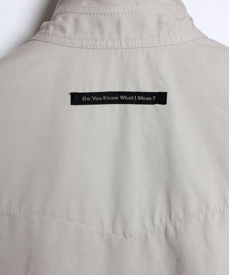 コットンポプリン ウエスタンシャツ / サンドベージュ　Cotton Poplin Western Shirts