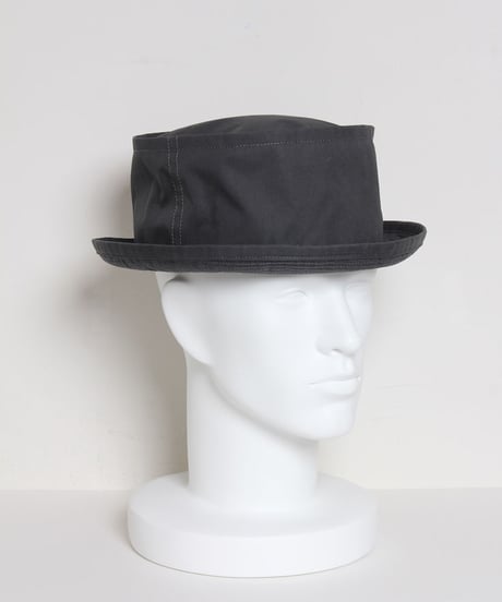 ロールアップブリム ポークパイハット：ダークグレー　Roll Up Brim Pork Pie Hat / Dark Grey