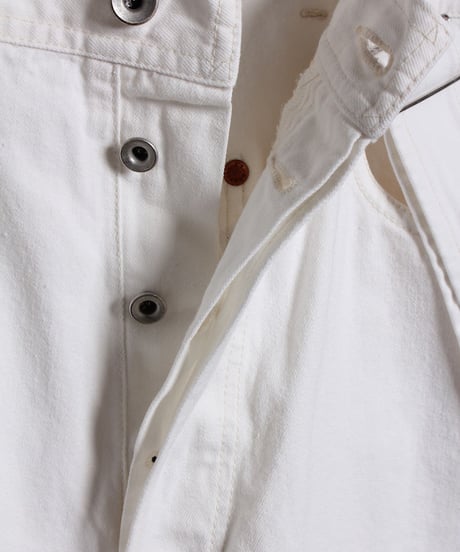 ノービブ オーバーオール / ホワイト　No Bib Overalls / White