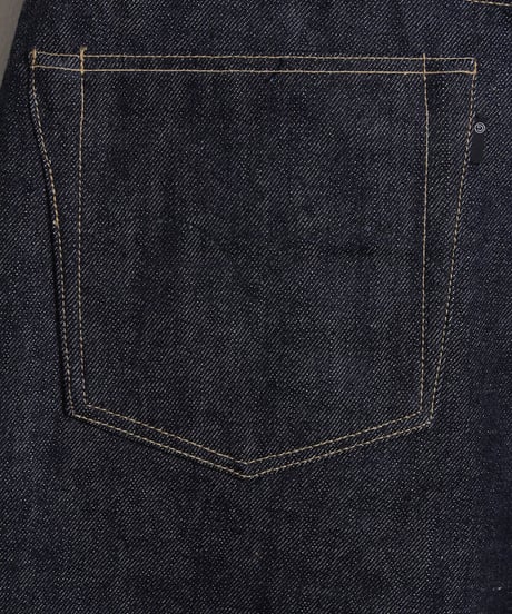 ローデニム（生デニム） ５ポケットジーンズ / インディゴ　Raw Denim 5 Pockets Jeans / Indigo
