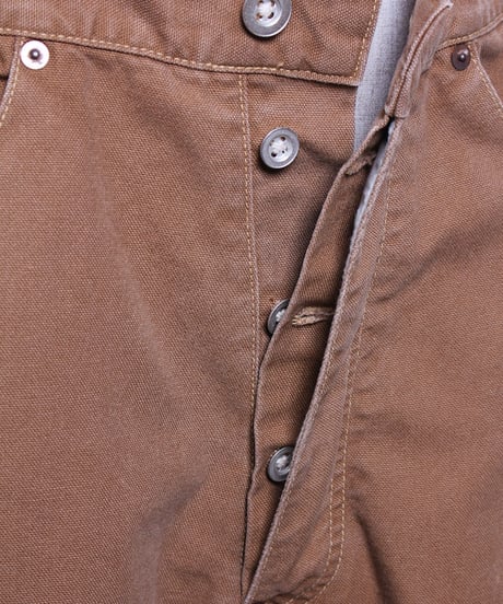 ウエスト オーバーオール / ブラウン　Waist Overalls / Brown