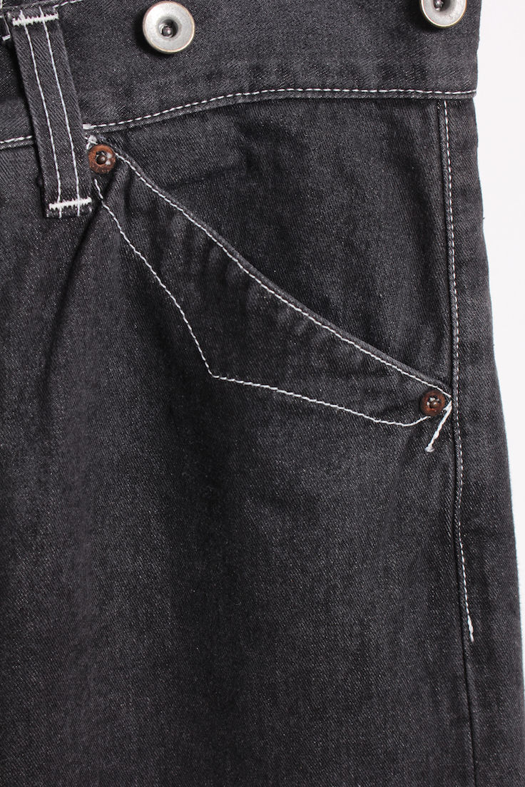 フィッシュテール ワークパンツ / ブラック Fishtail Work Pants