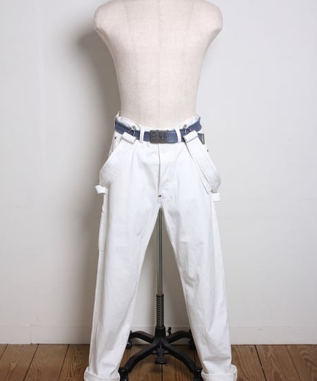 ノービブ オーバーオール / ホワイト　No Bib Overalls / White