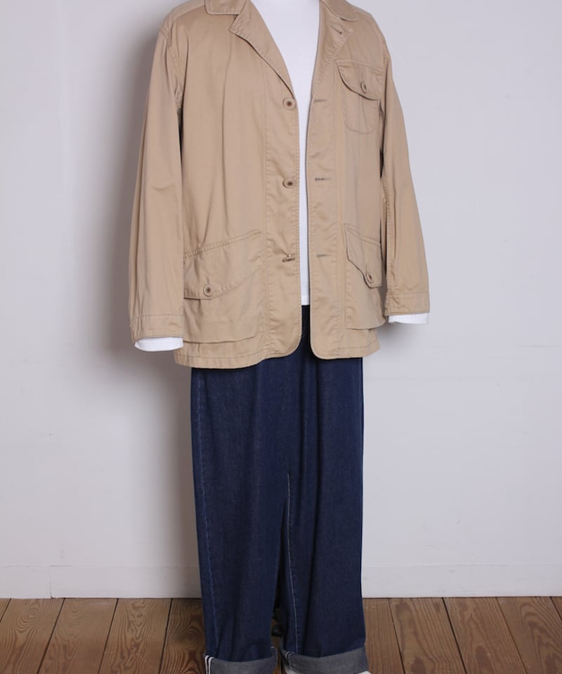 オーバーサイズ カバーオールジャケット / ベージュ Oversized オーバーサイズ カバーオールジャケット / ベージュ Oversized