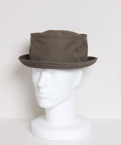 ロールアップブリム ポークパイハット / カーキ　Roll Up Brim Pork Pie Hat / Khaki