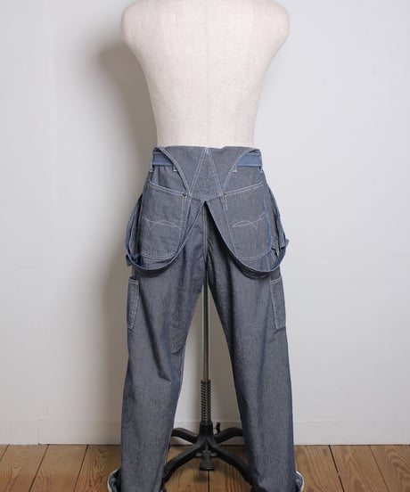 ノービブ オーバーオール / ピンストライプ　No Bib Overalls / Pin Stripe