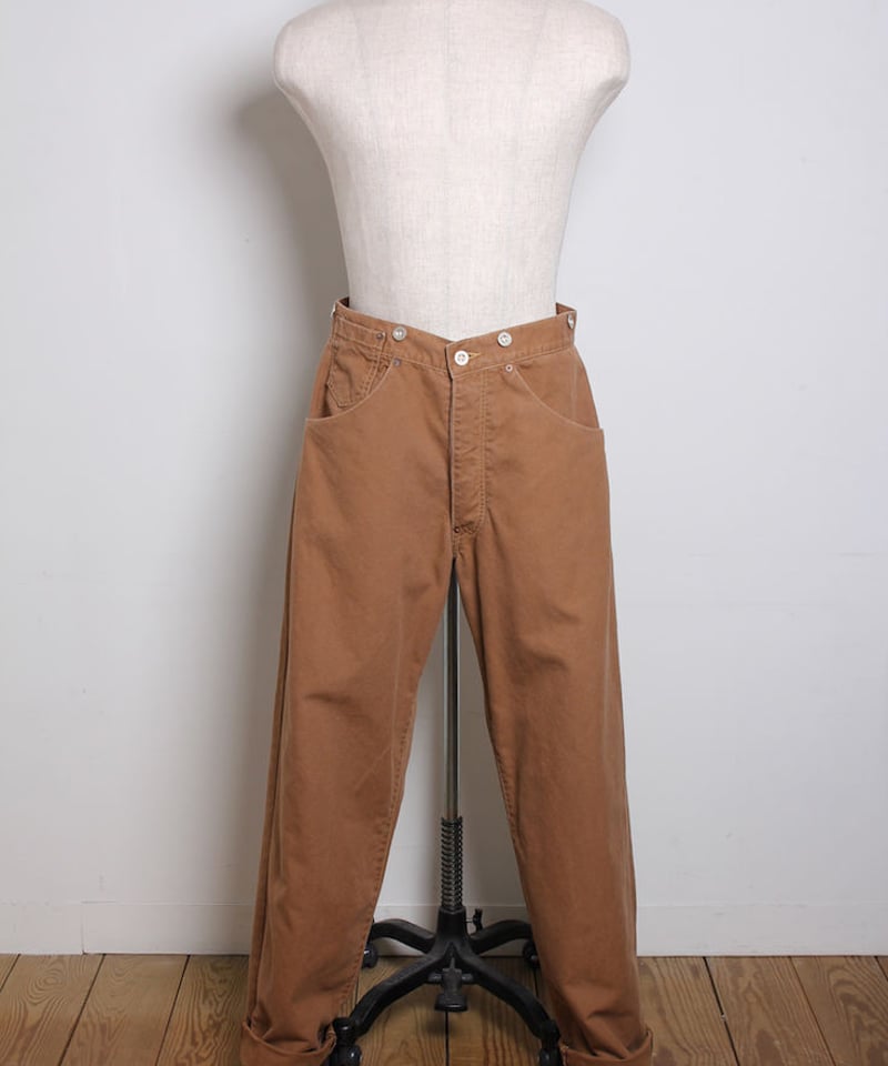 ウエスト オーバーオール / ブラウン Waist Overalls / Brown ウエスト オーバーオール / ブラウン Waist Overalls / Brown