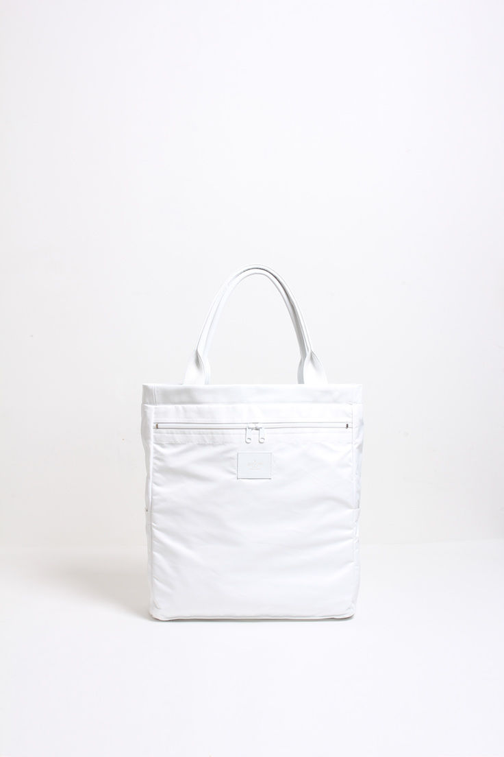 ハンドメイド レザートートバッグ / ホワイト Handmade Leather Tote B