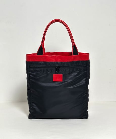ハンドメイド レザートートバッグ / レッド　Handmade Leather Tote Bag / Red