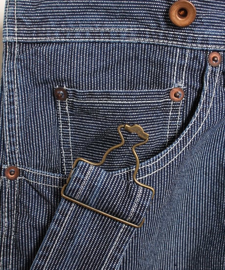 ノービブ オーバーオール / ピンストライプ　No Bib Overalls / Pin Stripe