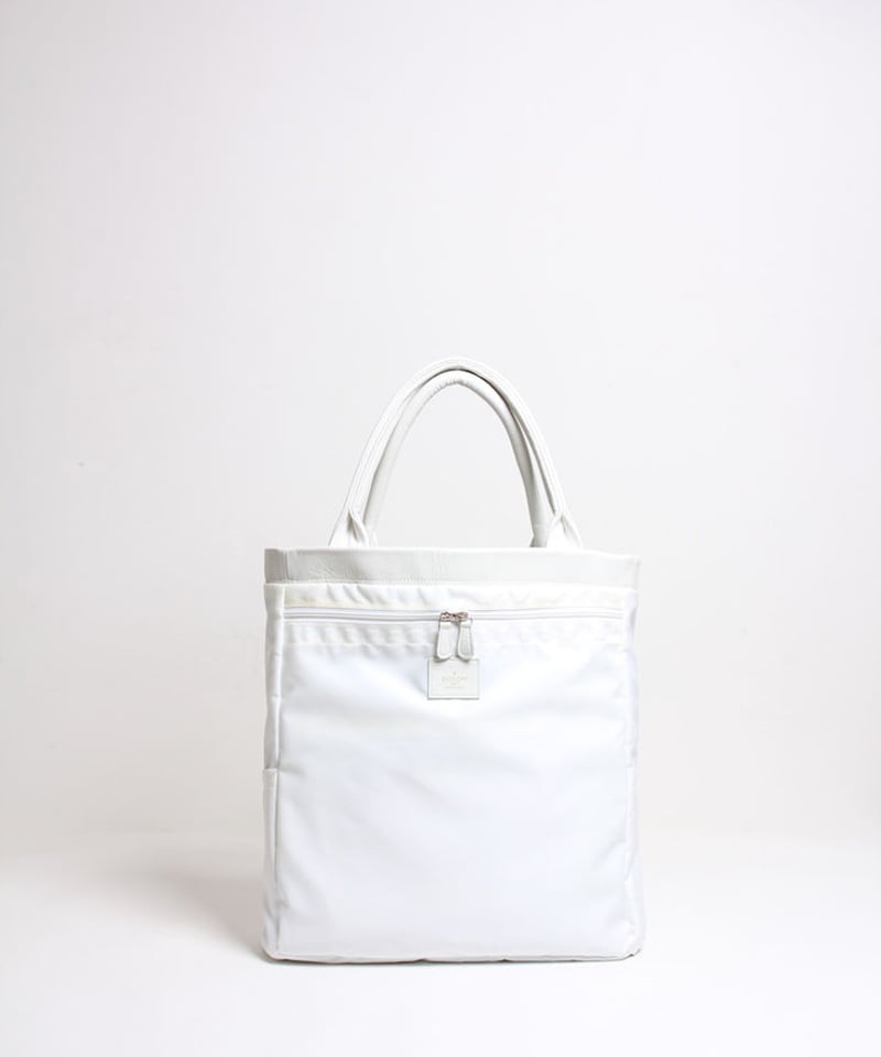 off-white レザートートバッグ ハンドメイド レザートートバッグ / オフホワイト Handmade
