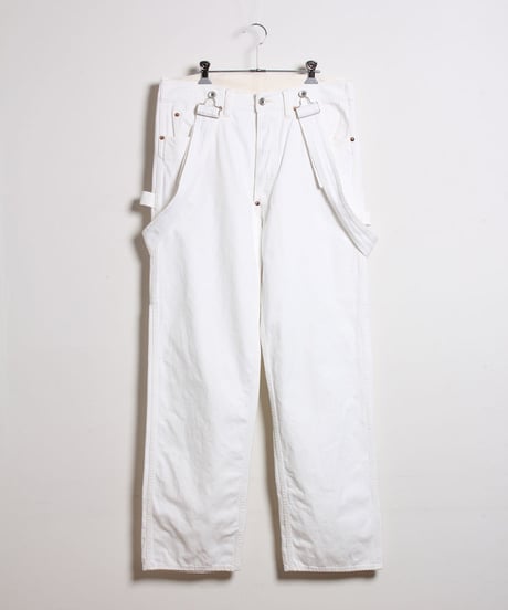 ノービブ オーバーオール / ホワイト　No Bib Overalls / White
