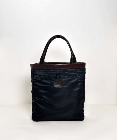 ハンドメイド レザートートバッグ / ダークブラウン　Handmade Leather Tote Bag / Brown