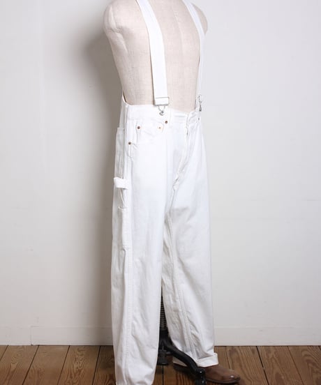 ノービブ オーバーオール / ホワイト　No Bib Overalls / White