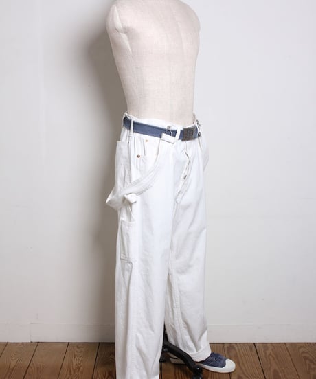 ノービブ オーバーオール / ホワイト　No Bib Overalls / White