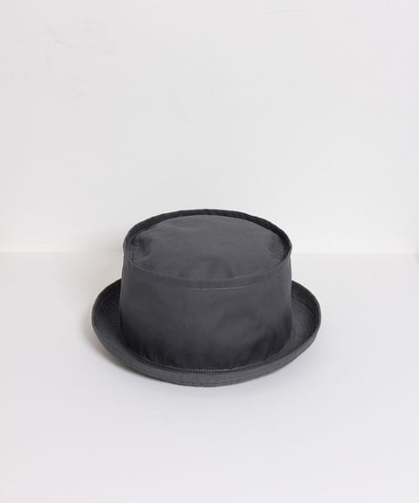 ロールアップブリム ポークパイハット：ダークグレー　Roll Up Brim Pork Pie Hat / Dark Grey
