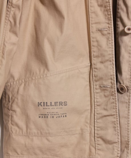 オーバーサイズ カバーオールジャケット / ベージュ　Oversized Coverall Jacket / Beige
