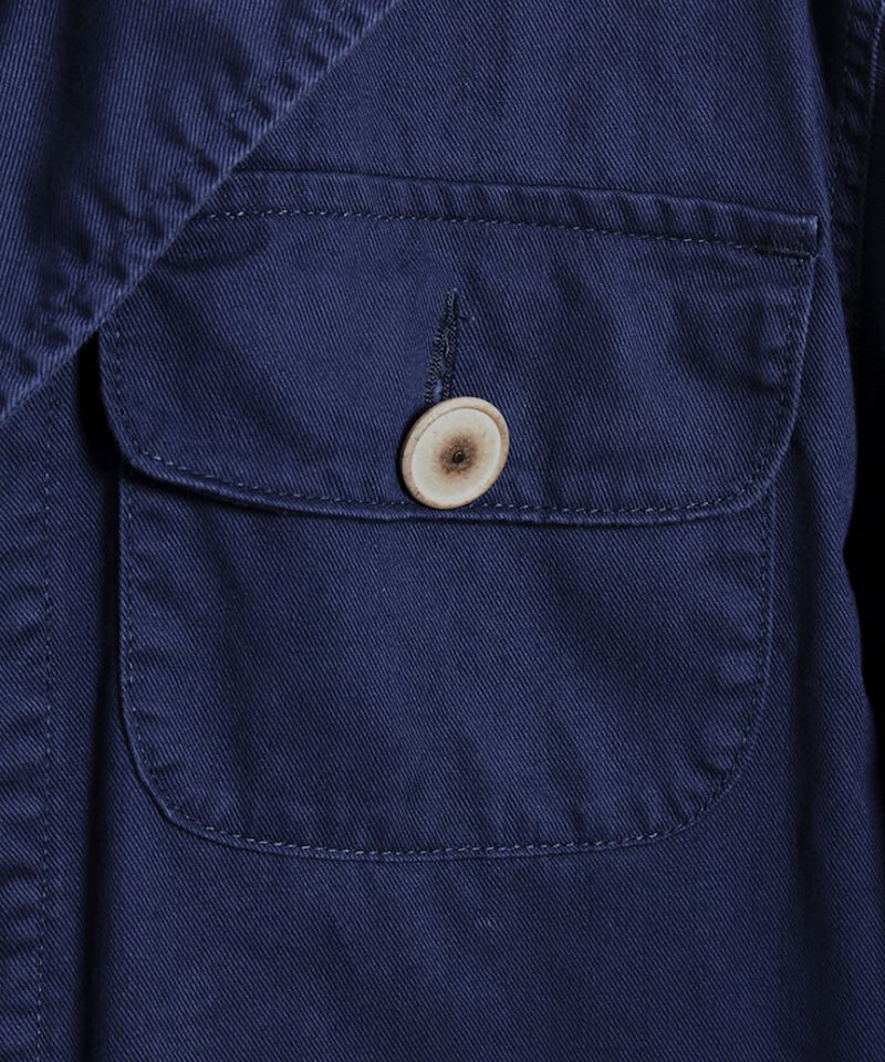 オーバーサイズ カバーオールジャケット / ブルー Oversized オーバーサイズ カバーオールジャケット / ブルー Oversized