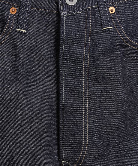 ローデニム（生デニム） ５ポケットジーンズ / インディゴ　Raw Denim 5 Pockets Jeans / Indigo