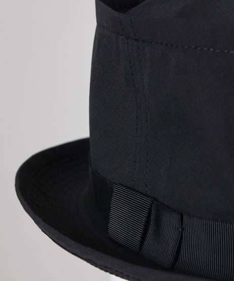 ロールアップブリム ポークパイハット / ブラック　Roll Up Brim Pork Pie Hat / Black