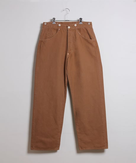 ウエスト オーバーオール / ブラウン　Waist Overalls / Brown