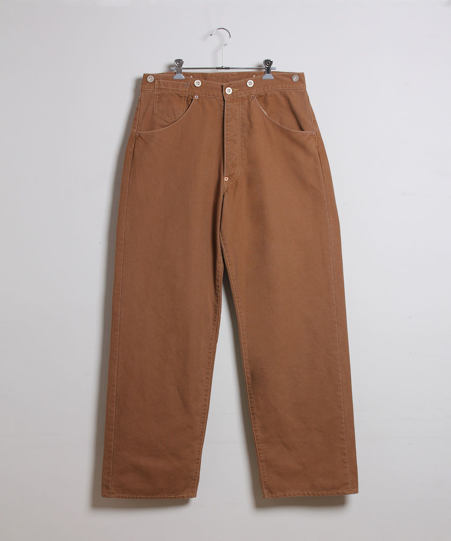 ウエスト オーバーオール / ブラウン Waist Overalls / Brown ウエスト オーバーオール / ブラウン Waist Overalls / Brown