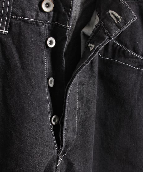 フィッシュテール ワークパンツ / ブラック　Fishtail Work Pants / Black