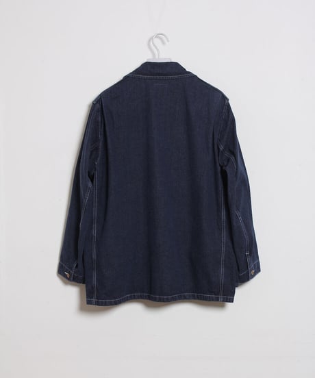 オーバーサイズ カバーオールジャケット / インディゴ　Oversized Coverall Jacket / Indigo