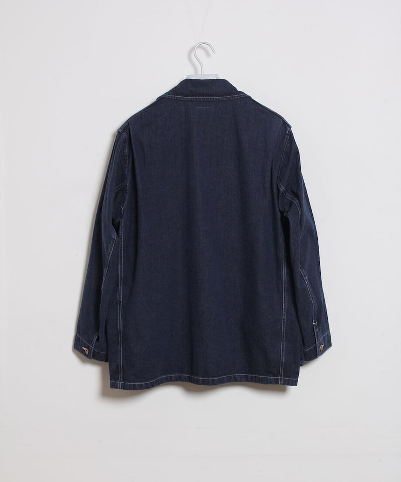 オーバーサイズ カバーオールジャケット / インディゴ Oversized
