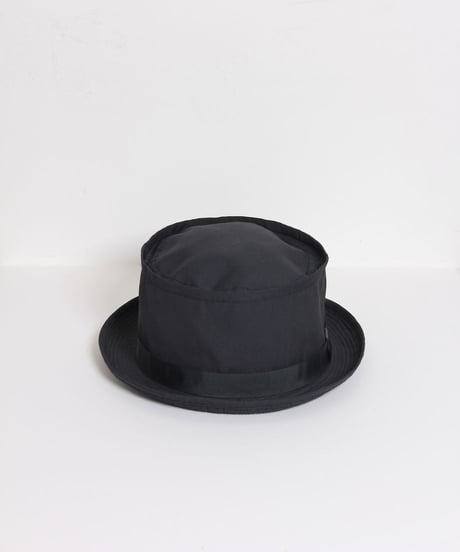 ロールアップブリム ポークパイハット / ブラック　Roll Up Brim Pork Pie Hat / Black