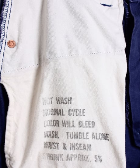 フィッシュテール ワークパンツ / ブルー　Fishtail Work Pants_Blue
